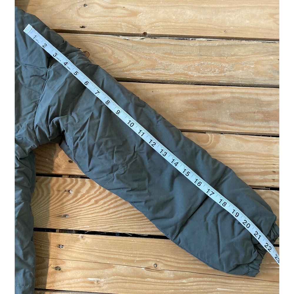 Heritage North Face long down-filled puffy coat with hood. Size S - Picture 9 of 9